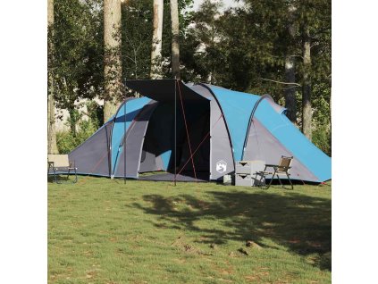 Rodinný stan kopule pro 6 osob nepromokavý [4009387] (Barva Modrá)