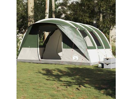Kempingový stan tunel pro 5 osob nepromokavý [4009422] (Barva Zelená)
