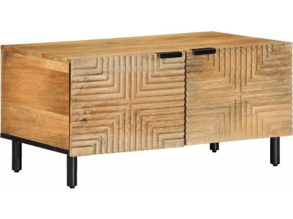 Konferenční stolek 80x50x40 cm masivní mangovníkové dřevo [4017725] (Barva Hnědá)