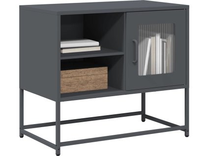 TV skříňka 68 x 39 x 60,5 cm ocel [853388] (Barva Antracitová)