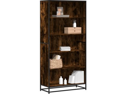 Knihovna 80,5 x 35 x 170,5 cm kompozitní dřevo [3300857] (Barva Kouřový dub)