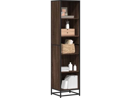 Knihovna 40x35x170,5 cm kompozitní dřevo [849143] (Barva Hnědý dub)