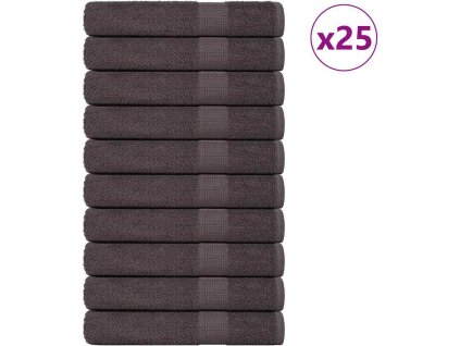 Ručníky FROGN 25 ks 100x200 cm 360 g/m² [136668] (Barva Bílá)