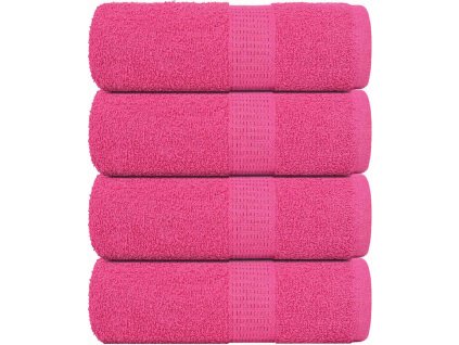 Ručníky na mytí 4 ks FROGN 30x30 cm 100% bavlna [137041] (Barva Růžová)