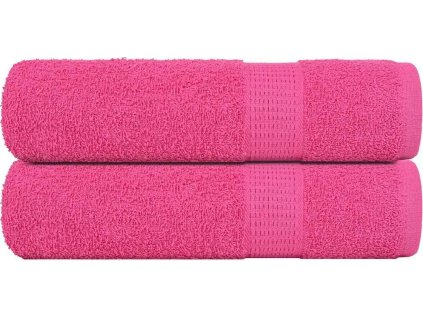 Koupelových osušek 2 ks 100x150 cm 360 g/m² 100% bavlna [137052] (Barva Růžová)