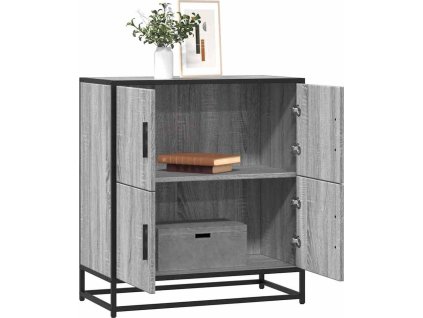 Příborník 68x35x76 cm kompozitní dřevo [848992] (Barva Šedá sonoma)