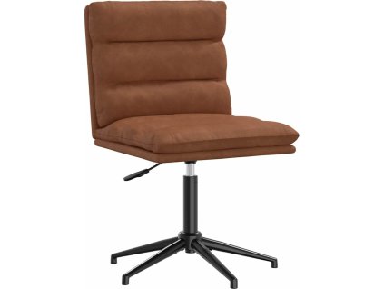 Jídelní židle umělá kůže [4101306] (Barva Hnědá)