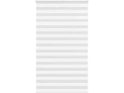 Zebra roleta 120x230 cm šířka látky 115,9 cm polyester [4014811] (Barva Bílá)