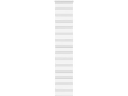 Zebra roleta šířka látky 45,9 cm polyester [4014797] (Barva Bílá)