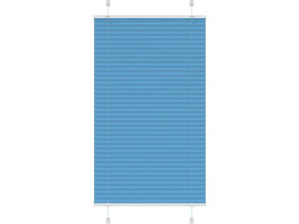 Plisovaná roleta 70x150 cm Šířka látky 69,4 cm [4015188] (Barva Modrá)