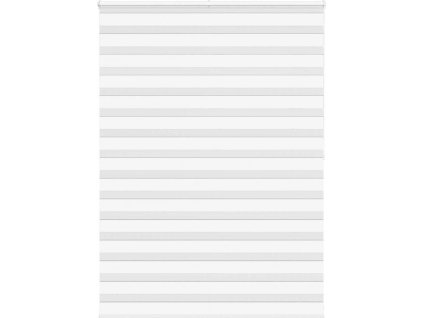 Zebra roleta 155x200 cm šířka látky 150,9 cm polyester [4014792] (Barva Bílá)