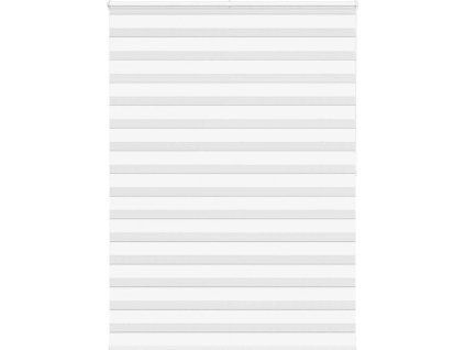 Zebra roleta šířka látky 150,9 cm polyester [4014792] (Barva Bílá)