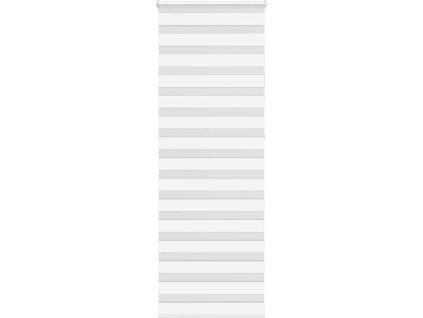 Zebra roleta 75x230 cm šířka látky 70,9 cm polyester [4014802] (Barva Bílá)