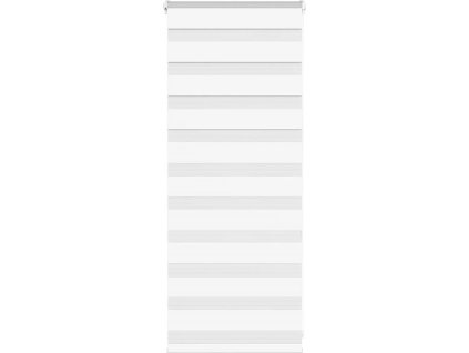 Zebra roleta 60x100 cm šířka látky 55,9 cm polyester [4014721] (Barva Bílá)