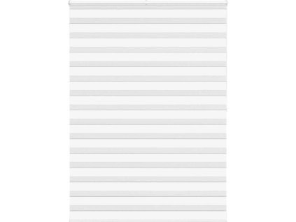 Zebra roleta šířka látky 160,9 cm polyester [4014794] (Barva Bílá)