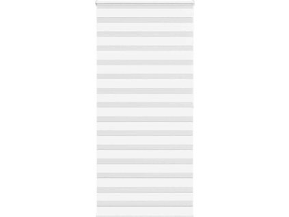 Zebra roleta 105x200cm šířka látky 100,9cm polyester [4014782] (Barva Bílá)