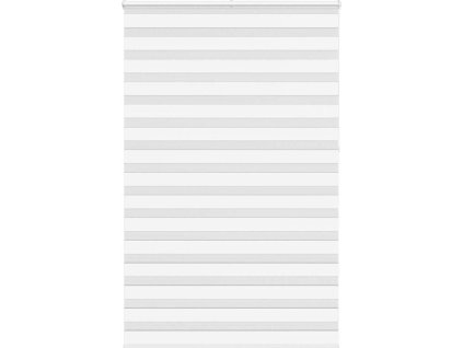 Zebra roleta šířka látky 135,9 cm polyester [4014815] (Barva Bílá)