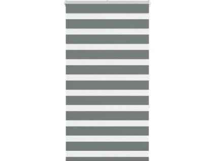 Zebra roleta šířka látky 75,9 cm polyester [4014127] (Barva Tmavě šedá)