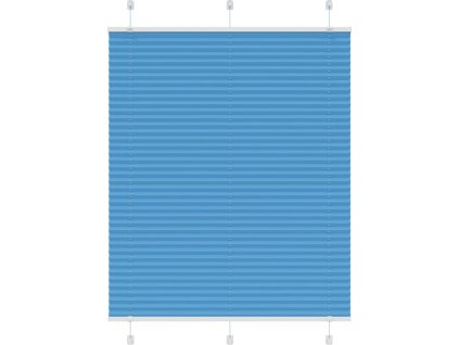 Plisovaná roleta 110x150 cm Šířka látky 109,4 cm [4015196] (Barva Modrá)