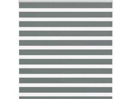 Zebra roleta 145x150 cm šířka látky 140,9 cm polyester [4014140] (Barva Tmavě šedá)