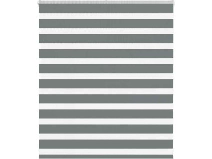 Zebra roleta šířka látky 125,9 cm polyester [4014111] (Barva Tmavě šedá)