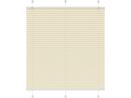 Plisovaná roleta 120x150 cm Šířka látky 119,4 cm [4015300] (Barva Krémová)