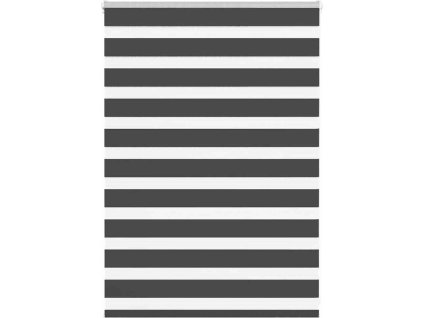 Zebra roleta šířka látky 100,9 cm polyester [4014210] (Barva Černá)