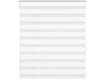 Zebra roleta 125x150cm šířka látky 120,9cm polyester [4014760] (Barva Bílá)