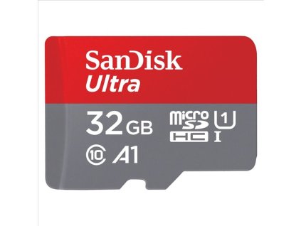 Paměťová karta Sandisk Ultra microSDHC 32 GB 120 MB/s  A1 Class 10 UHS-I, s adaptérem [28454500]