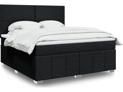 Box spring postel s matrací 180x200 cm textil [3291742]