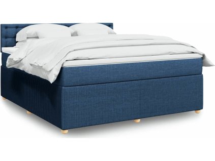 Box spring postel s matrací 180x200 cm textil [3289855]