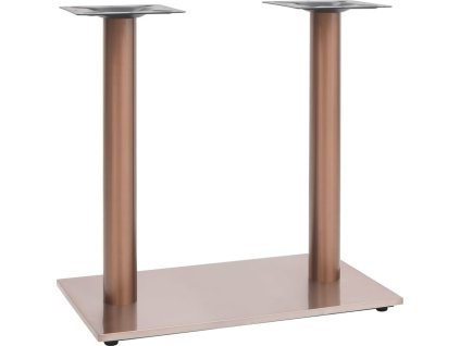 Noha k bistro stolku 70 x 40 x 72 cm nerezová ocel [325444] (Barva Zlatá)