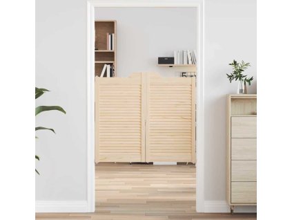 Křídlové dveře  Louvred Design 2 páry 90x100 cm [4107133] (Barva Přírodní)
