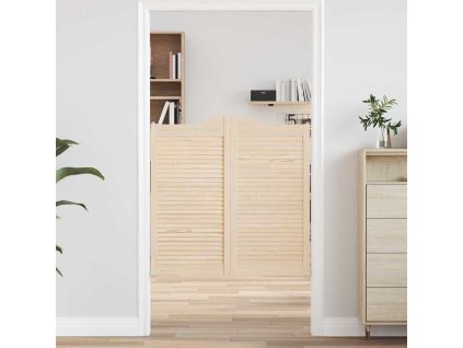 Křídlové dveře  Louvred Design 2 páry 100x100 cm [4107135] (Barva Přírodní)