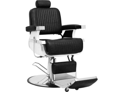 Kadeřnické křeslo 68 x 69 x 116 cm umělá kůže [110168] (Barva Černá)