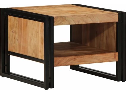 Konferenční stolek 50x50x38 cm Masivní dřevo Akácie [4102713] (Barva Hnědá)