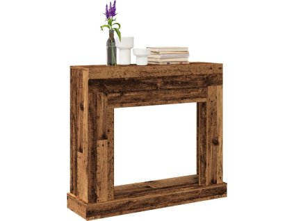 Krbová obestavba 100 x 30 x 87,5 cm kompozitní dřevo [854569] (Barva Staré dřevo)