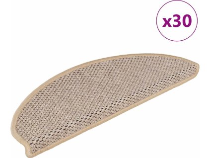 Samolepicí rohože na schody -Look 30 ks 65x21x4 cm [3365880] (Barva Světle béžová)