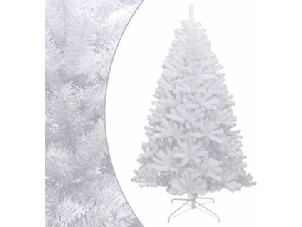 Umělý sklápěcí vánoční stromek se stojanem 180 cm [356774] (Barva Bílá)