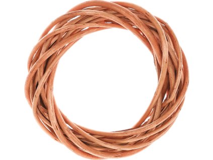 Proutěný věnec - pr. 15 cm, medová barva JP0013 HONEY