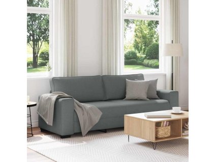 Pohovka pro 2 osoby 180x77x82 cm látka [4105177] (Barva Tmavě šedá)
