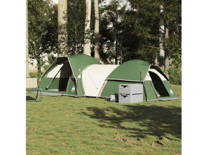 Kempingový stan pro 5 osoby nepromokavý [4009587] (Barva Zelená)