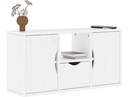 TV skříňka se zásuvkou ODDA 79x24x40 cm Borovicový masiv [4103606]
