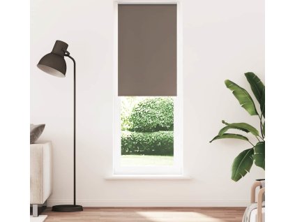 Roleta zatemňovací 75x210 cm šířka látky 70,7cm polyester [4011045] (Barva Kávová)