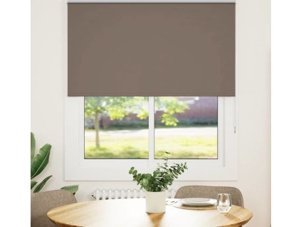 Roleta zatemňovací 130x175cm šířka látky 126,6cm polyester [4011030] (Barva Kávová)