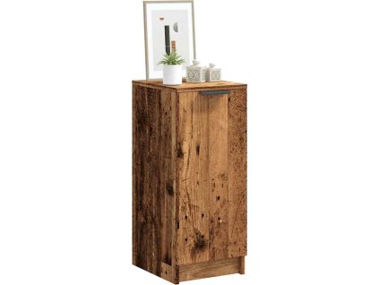 Botník 30 x 35 x 70 cm kompozitní dřevo [856987] (Barva Staré dřevo)