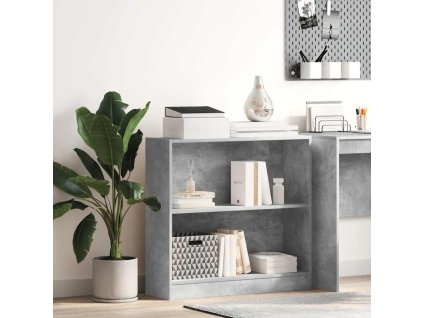 Knihovna 80 x 24 x 75 cm dřevotříska [800892] (Barva Černá)