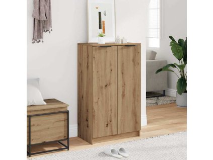 Botník 59 x 35 x 100 cm kompozitní dřevo [856993] (Barva Staré dřevo)