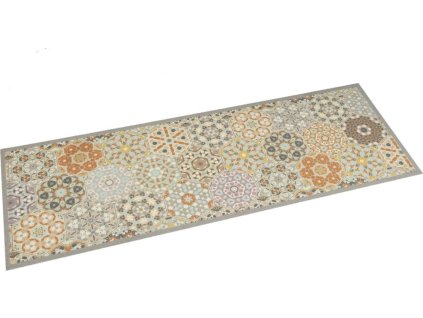 Kuchyňský koberec omyvatelný 60 x 180 cm samet [136556] (Barva Kávová)