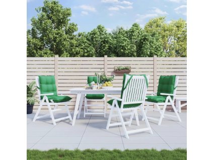 Podušky na židli s nízkým opěradlem 4 ks oxfordská látka [377720] (Barva Černý kostkovaný vzor)